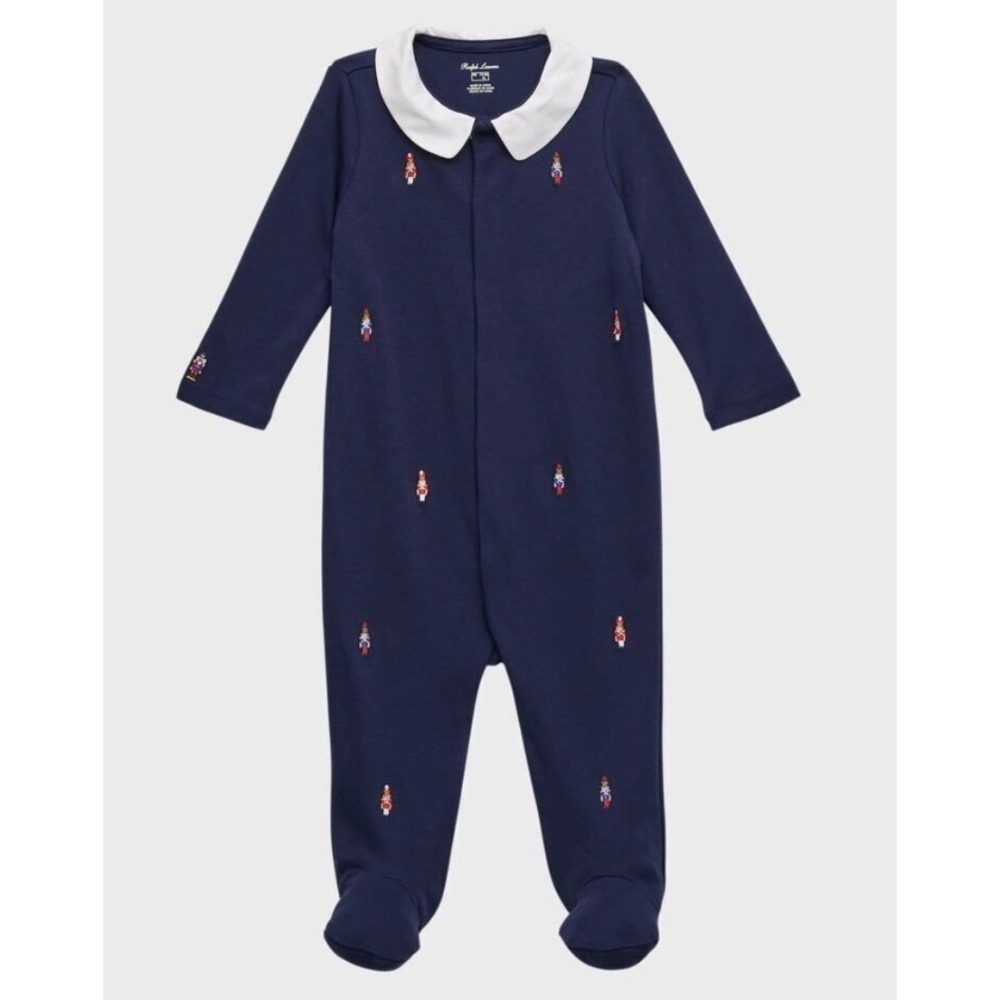 Polo Ralph Lauren Baby Boy's Nutcracker Embroidered Footie Size 6M